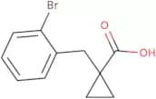1-[(2-Bromophenyl)methyl]cyclopropane-1-carboxylic acid