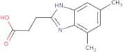 3-(5,7-Dimethyl-1H-benzoimidazol-2-yl)-propionic acid