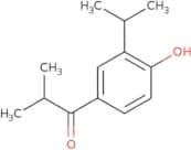 1-[4-Hydroxy-3-(propan-2-yl)phenyl]-2-methylpropan-1-one