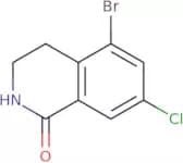 5-Bromo-7-chloro-1,2,3,4-tetrahydroisoquinolin-1-one