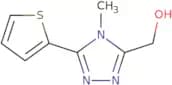 [4-Methyl-5-(thiophen-2-yl)-4H-1,2,4-triazol-3-yl]methanol