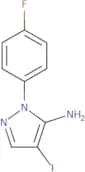 1-(4-Fluorophenyl)-4-iodo-1H-pyrazol-5-amine