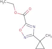 Ethyl 3-(1-methylcyclopropyl)-1,2,4-oxadiazole-5-carboxylate