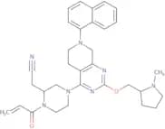 2-((S)-1-Acryloyl-4-(2-(((S)-1-methylpyrrolidin-2-yl)methoxy)-7-(naphthalen-1-yl)-5,6,7,8-tetrahyd…
