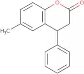 6-Methyl-4-phenyl-3,4-dihydro-1-benzopyran-2-one