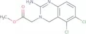 2-Amino-5,6-dichloro-3(4H)-quinazolineacetic acid methyl ester monohydrobromide