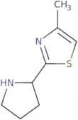 4-Methyl-2-(pyrrolidin-2-yl)-1,3-thiazole