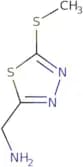 [5-(Methylsulfanyl)-1,3,4-thiadiazol-2-yl]methanamine