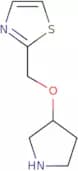 2-[(Pyrrolidin-3-yloxy)methyl]-1,3-thiazole