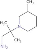 2-Methyl-2-(3-methylpiperidin-1-yl)propan-1-amine