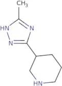 3-(5-Methyl-1H-1,2,4-triazol-3-yl)piperidine