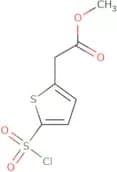 Methyl 2-[5-(chlorosulfonyl)thiophen-2-yl]acetate