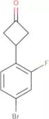 3-(4-Bromo-2-fluorophenyl)cyclobutan-1-one