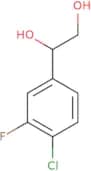 1-(4-Chloro-3-fluorophenyl)ethane-1,2-diol