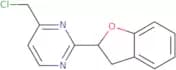 4-(Chloromethyl)-2-(2,3-dihydro-1-benzofuran-2-yl)pyrimidine