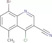 8-Bromo-4-chloro-5-methylquinoline-3-carbonitrile