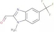 1-Methyl-5-(trifluoromethyl)-1H-1,3-benzodiazole-2-carbaldehyde