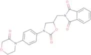 2-[[2-Oxo-3-[4-(3-oxo-4-morpholinyl)phenyl]-5-oxazolidinyl]methyl]-1H-isoindole-1,3(2H)-dione
