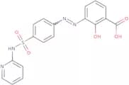 3-[[p-(2-Pyridylsulfamoyl)phenyl]azo]salicylic acid