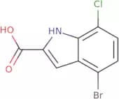 4-Bromo-7-chloro-1H-indole-2-carboxylic acid