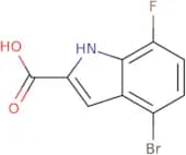 4-Bromo-7-fluoro-1H-indole-2-carboxylic acid