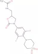 N-((3-(4-(1,1-Dioxidothiomorpholin-4-yl)-3,5-difluorophenyl)-2-oxo-1,3-oxazolidin-5-yl)methyl)acet…