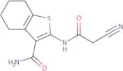 2-(2-Cyanoacetamido)-4,5,6,7-tetrahydro-1-benzothiophene-3-carboxamide
