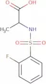 ((2-Fluorophenyl)sulfonyl)alanine