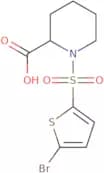 1-[(5-Bromothiophen-2-yl)sulfonyl]piperidine-2-carboxylic acid
