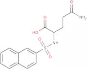 4-Carbamoyl-2-(naphthalene-2-sulfonamido)butanoic acid