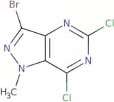 3-Bromo-5,7-dichloro-1-methyl-1H-pyrazolo[4,3-d]pyrimidine