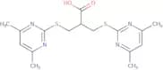 3-[(4,6-Dimethylpyrimidin-2-yl)sulfanyl]-2-{[(4,6-dimethylpyrimidin-2-yl)sulfanyl]methyl}propanoic…