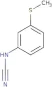 {[3-(Methylsulfanyl)phenyl]amino}carbonitrile