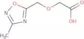 2-[(3-Methyl-1,2,4-oxadiazol-5-yl)methoxy]acetic acid