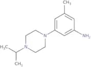 3-Methyl-5-[4-(propan-2-yl)piperazin-1-yl]aniline