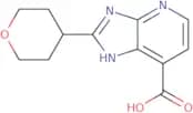 2-(Oxan-4-yl)-3H-imidazo[4,5-b]pyridine-7-carboxylic acid