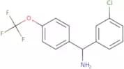 (3-Chlorophenyl)[4-(trifluoromethoxy)phenyl]methanamine