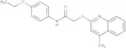 N-(4-Ethoxyphenyl)-2-((4-methylquinolin-2-yl)thio)acetamide