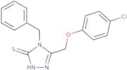 4-Benzyl-5-(4-chlorophenoxymethyl)-4H-1,2,4-triazole-3-thiol