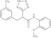 N-(2-Methoxyphenyl)-3-(3-methylphenyl)-2-(2H-tetrazol-5-yl)propanamide