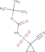 tert-Butyl N-[(1-cyanocyclopropyl)sulfonyl]carbamate