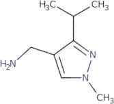 [1-Methyl-3-(propan-2-yl)-1H-pyrazol-4-yl]methanamine