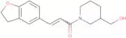 3-(2,3-Dihydro-1-benzofuran-5-yl)-1-[3-(hydroxymethyl)piperidin-1-yl]prop-2-en-1-one