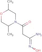 3-(2,5-Dimethylmorpholin-4-yl)-N'-hydroxy-3-oxopropanimidamide