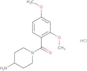 1-(2,4-Dimethoxybenzoyl)piperidin-4-amine hydrochloride