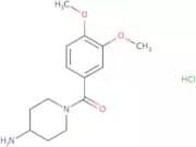 1-(3,4-Dimethoxybenzoyl)piperidin-4-amine hydrochloride