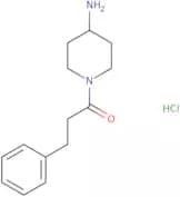 1-(4-Aminopiperidin-1-yl)-3-phenylpropan-1-one hydrochloride