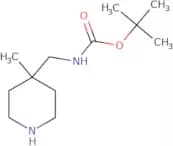 tert-butyl N-[(4-methylpiperidin-4-yl)methyl]carbamate
