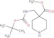 Methyl 4-(([(tert-butoxy)carbonyl]amino)methyl)piperidine-4-carboxylate