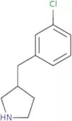 3-[(3-Chlorophenyl)methyl]pyrrolidine